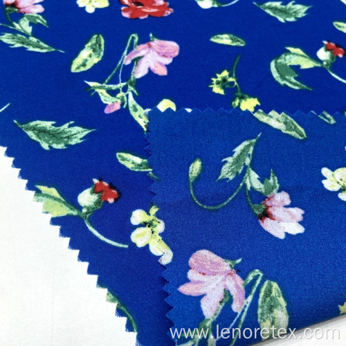 Polyester Woven 75D Moss Crepe Georgette Printed Fabric